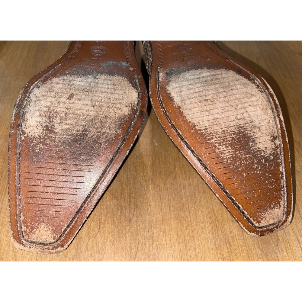 Cole Haan Genuine Python Dress Shoes Men 11.5 Brown Rare Special Edition - Picture 7 of 15